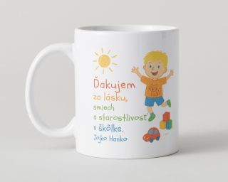 👩‍🏫 Poďakujte pani učiteľke zo škôlky originálne – hrnčekom s menom vášho dieťatka 💙⁠ Za 11,90 € vytvoríte krásnu...