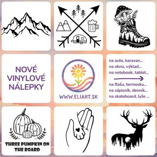 ✨ Nové vinylové nálepky sú tu! Pre všetkých, ktorí milujú hory, prírodu, cestovanie a slobodu. Odolné, kvalitné a...