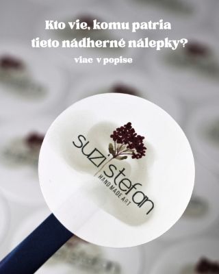 🎨✨ Tieto nálepky som vytvorila pre zákazníčku, ktorá vyrába a predáva ručne robené produkty. Jej handmade biznis prináša...